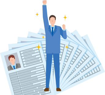 応募当日の面接も可能なスピード選考